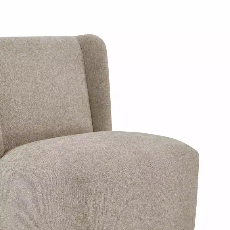 Sedia da pranzo moderna con rotelle