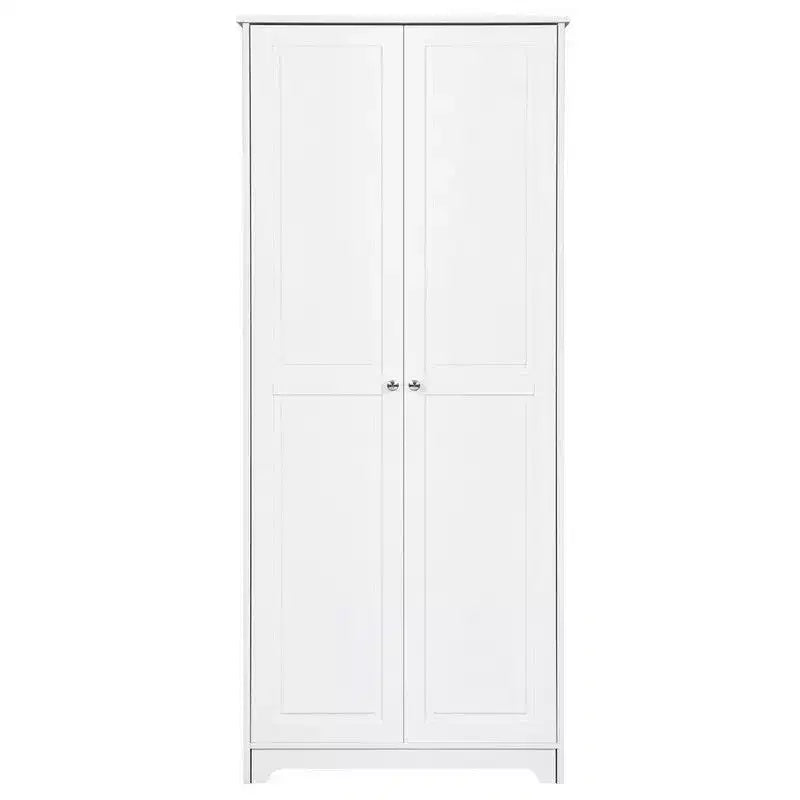 Armadio a muro bianco da 183 cm