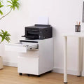 Filing Cabinets, 3 Drawer Mobile File Cabinet with Lock & Anti-Tip Wheel, Under Desk Metal Filing Cabinets for Home Office, Storage Drawer Cabinet