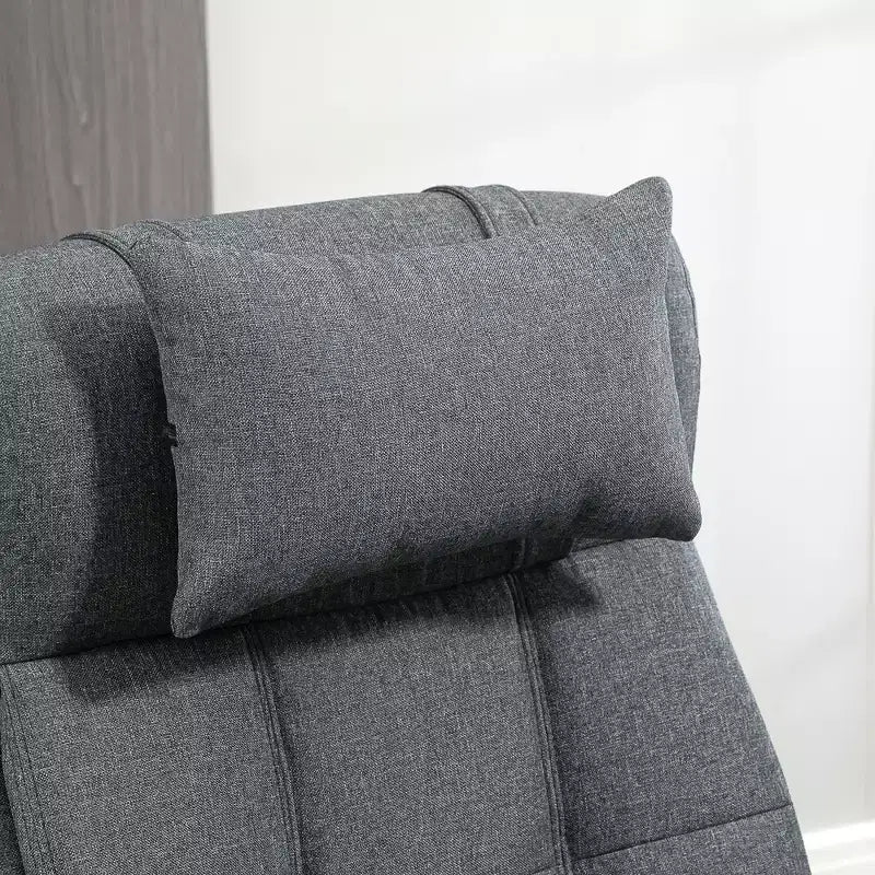 Fauteuil de bureau exécutif haut dossier avec appuie-tête et repose-pieds rétractable