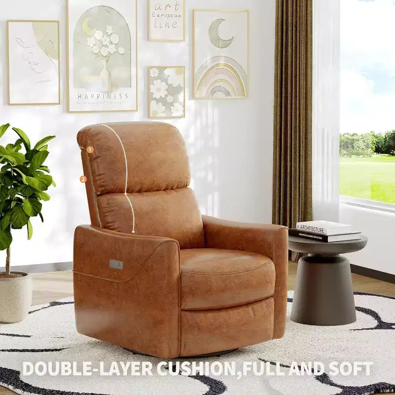 Fauteuil inclinable motorisé, pivotant et coulissant, avec soutien lombaire
