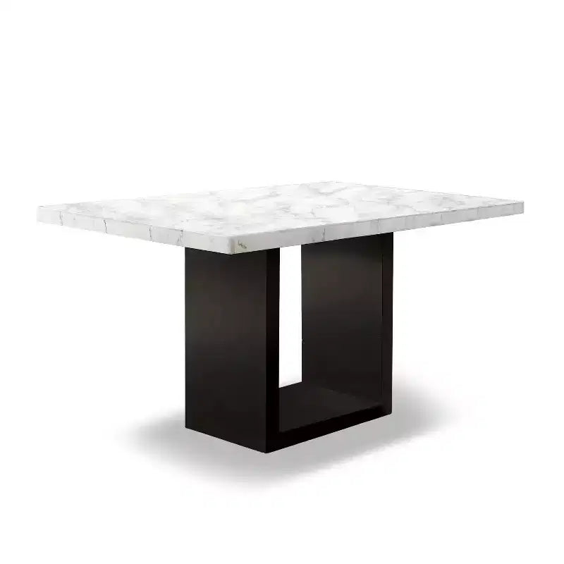HOMES: Inside + Out 70" Southwind Rectangle Counter Height Dining Table White/Black
