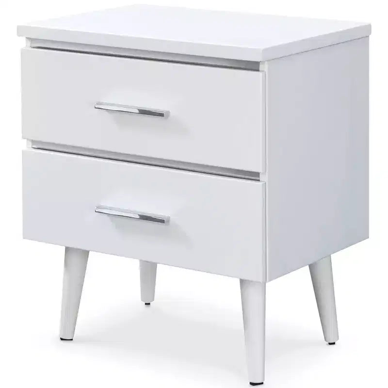Comodino a 2 cassetti
