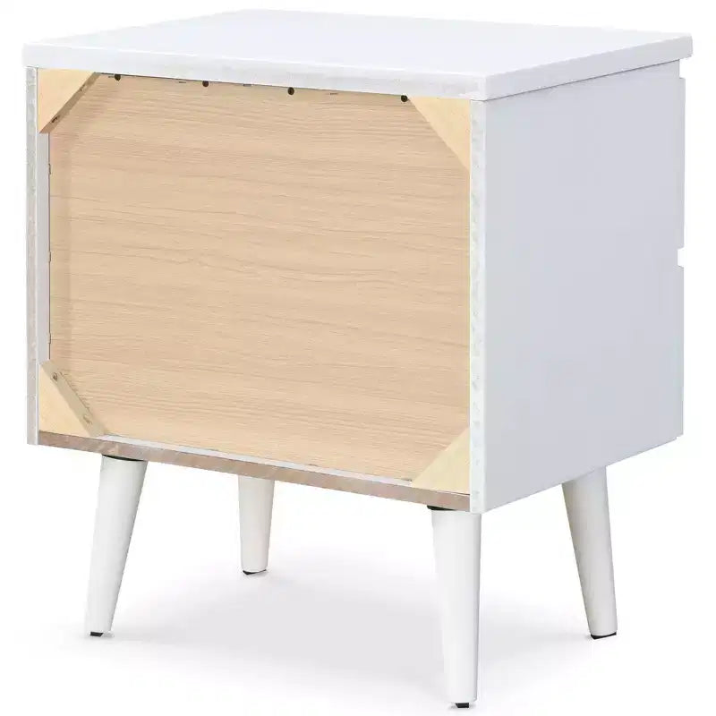 Comodino a 2 cassetti
