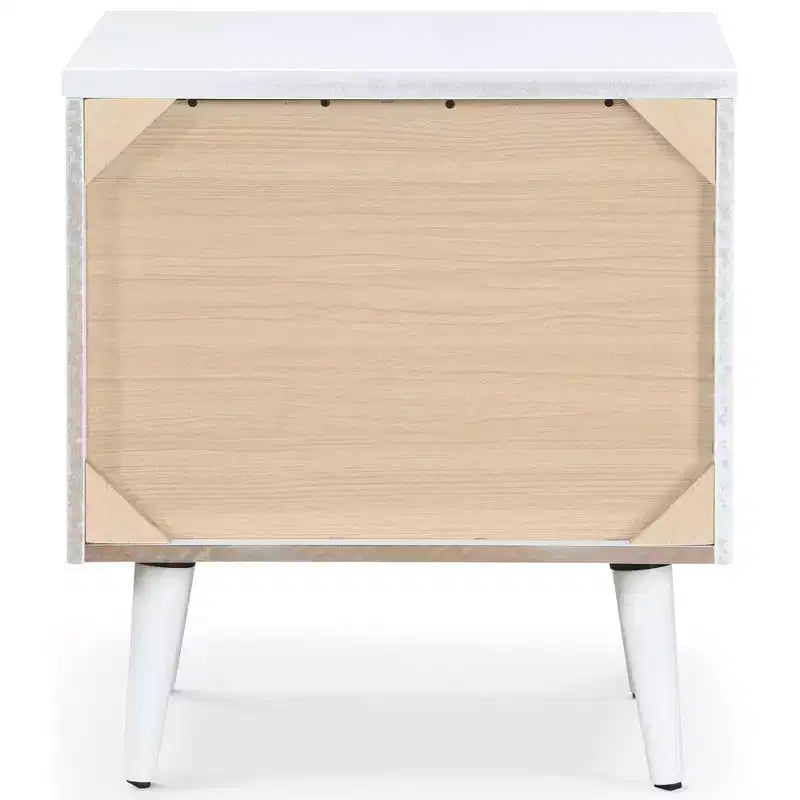 Comodino a 2 cassetti