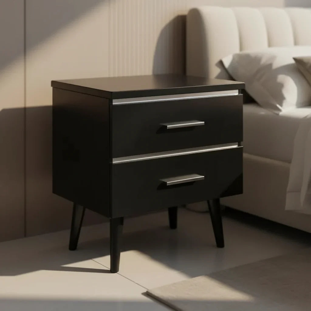 Lennox 2 Drawer Nightstand - Adore Decor