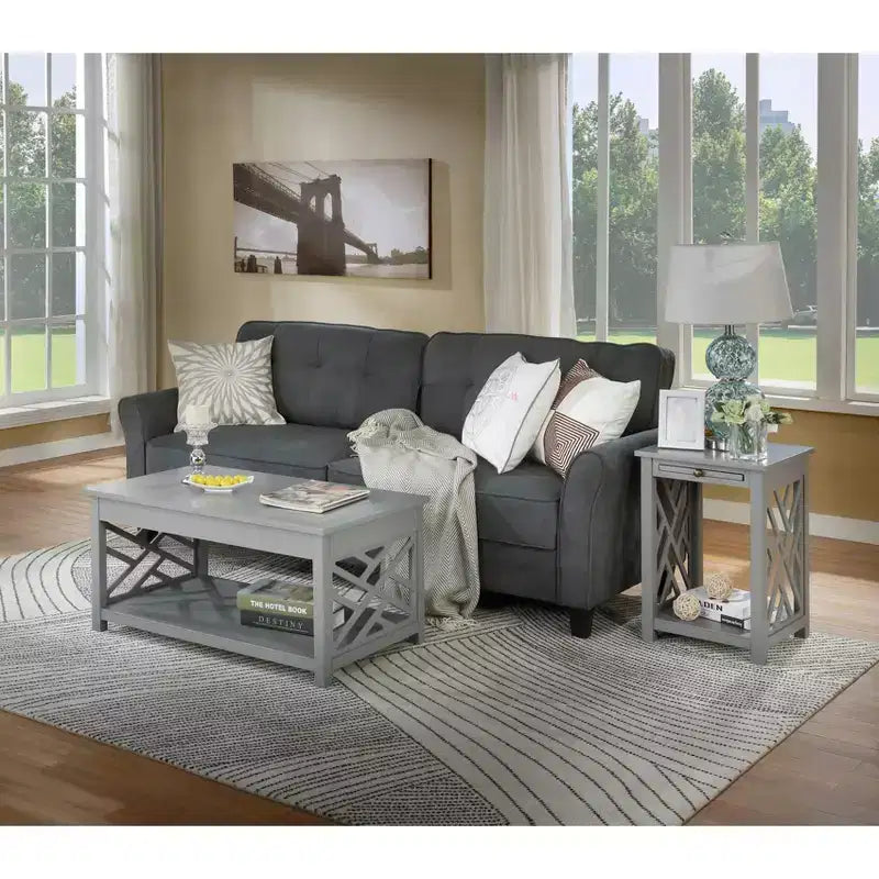 Table basse et d'appoint Middlebury avec plateau - Alaterre Furniture