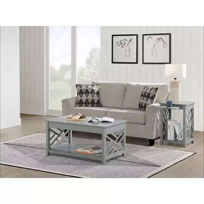 Table basse et d'appoint Middlebury avec plateau - Alaterre Furniture