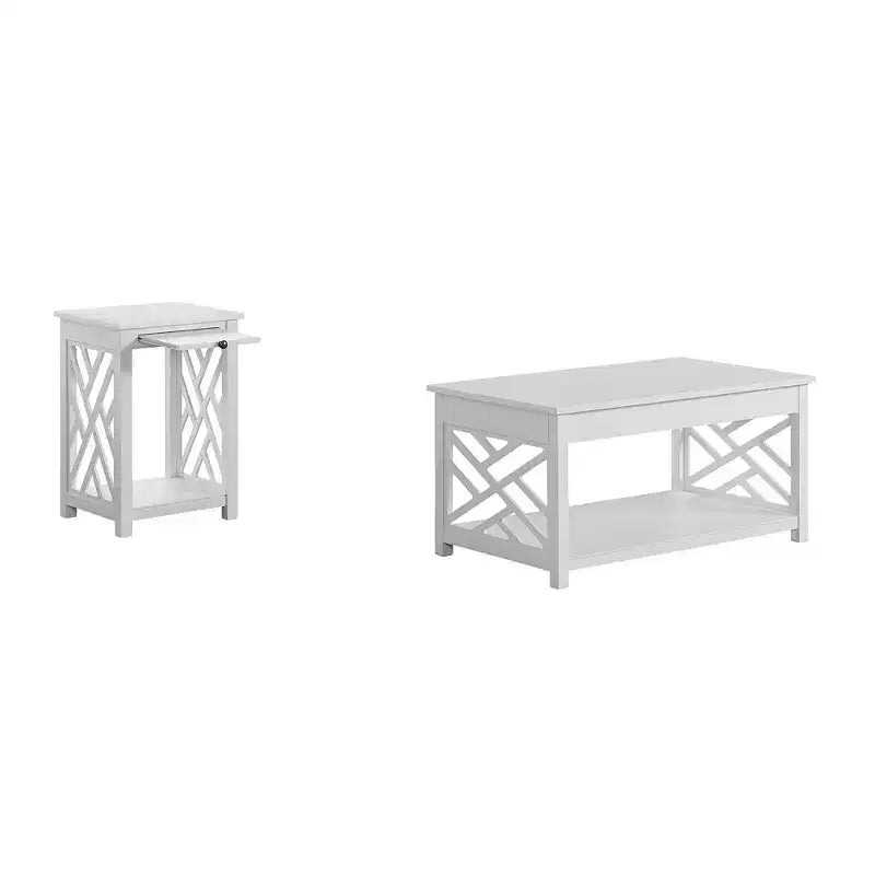 Table basse et d'appoint Middlebury avec plateau - Alaterre Furniture