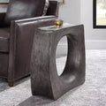Table d'appoint sculpturale en argent antique