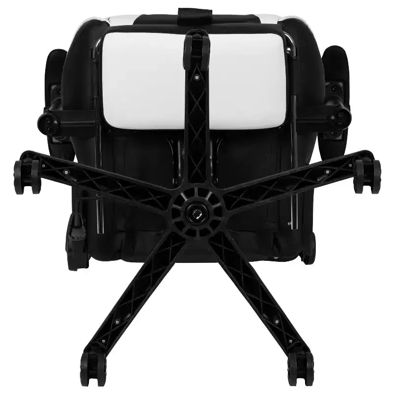 Chaise ergonomique de course de jeu avec dossier inclinable et repose-pieds