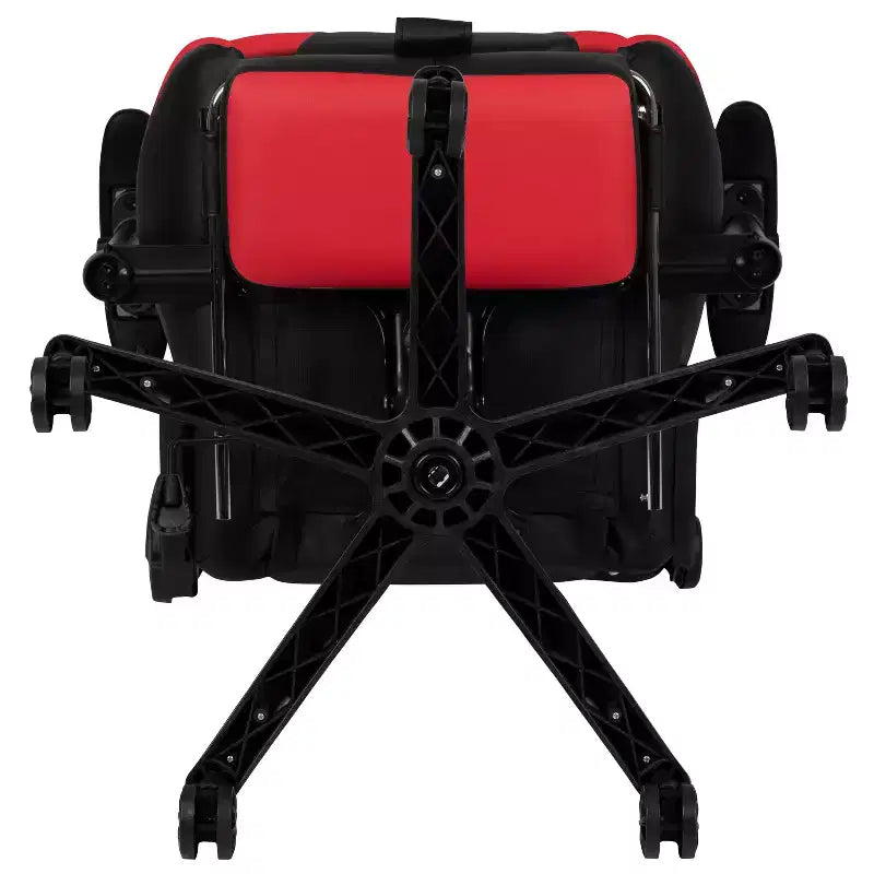 Chaise ergonomique de course de jeu avec dossier inclinable et repose-pieds